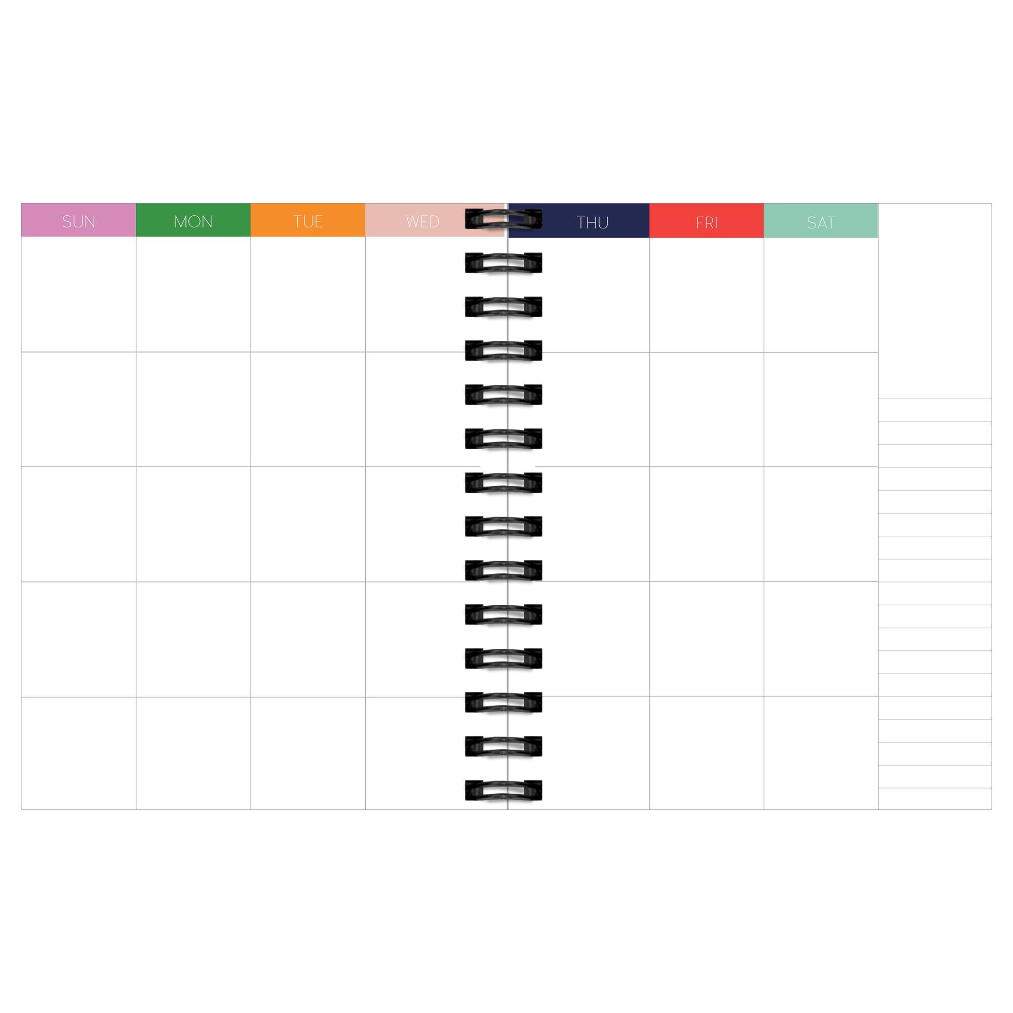 Striped Daily Monthly Luxe Planner